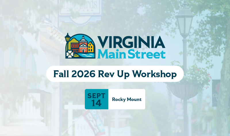 Virginia ዋና ጎዳና የጸደይ 2026 አካባቢያዊ ኃይል - Rocky Mount